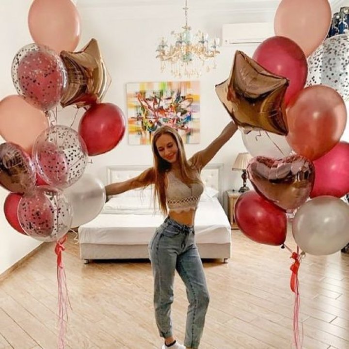 Фонтаны шаров "Celebrity" в Ростове-на-Дону