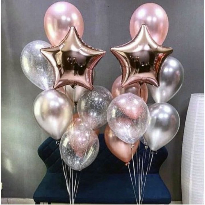 Фонтаны шаров "Double Star" с доставкой в Ростове-на-Дону