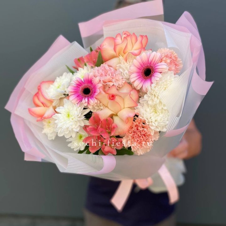 Яркий букет "Спринг" в Ростове-на-Дону