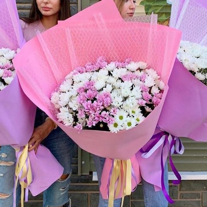 Букет хризантем №3 в Ростове-на-Дону