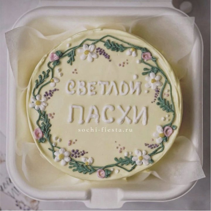 Бенто-торт "Светлой Пасхи" 2 в Ростове-на-Дону