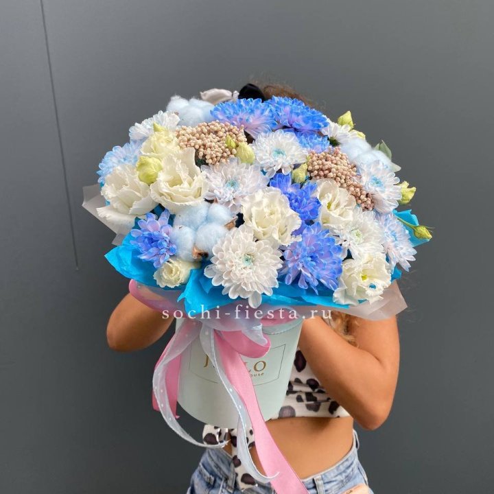 Коробка цветов  " Облако" в Ростове-на-Дону