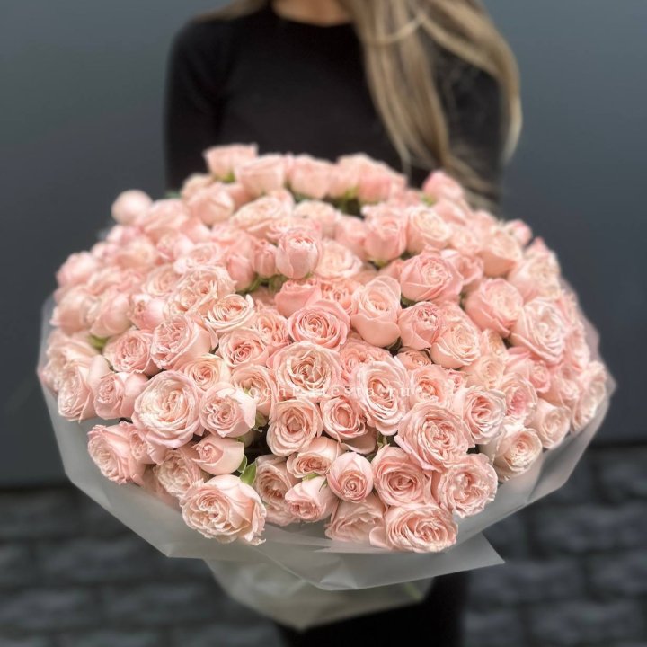 51 кустовая роза Бомбастик с доставкой в Ростове-на-Дону