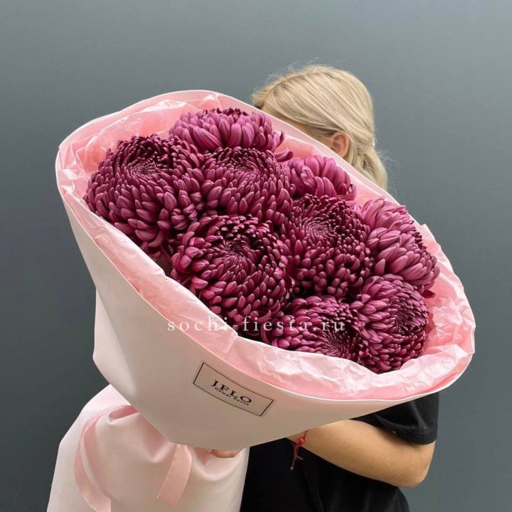 9 хризантем бигуди в Ростове-на-Дону