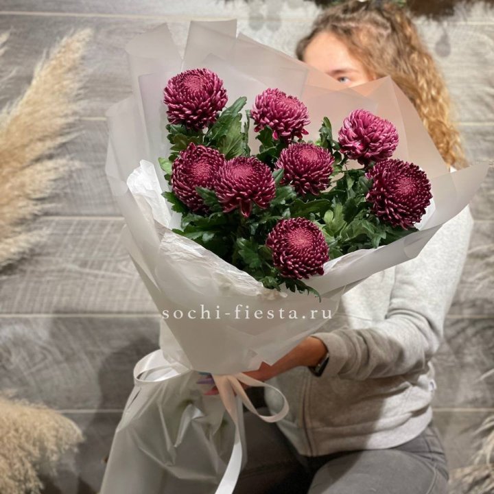 Хризантемы Бигуди в Ростове-на-Дону