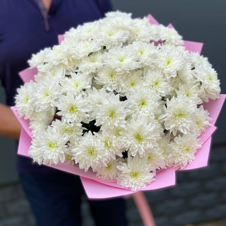  Букет 15 хризантем  в Ростове-на-Дону