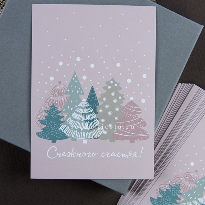 Открытка к букету "Снежного счастья" в Ростове-на-Дону