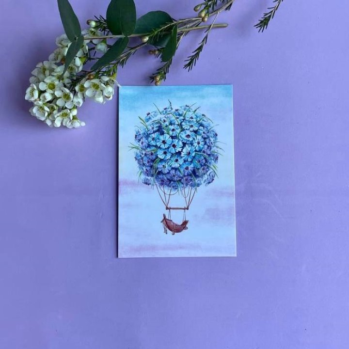 Открытка к букету "Флоростат" в Ростове-на-Дону