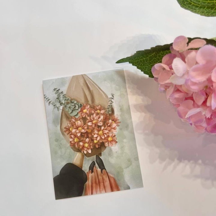 Открытка к букету "Букет" в Ростове-на-Дону