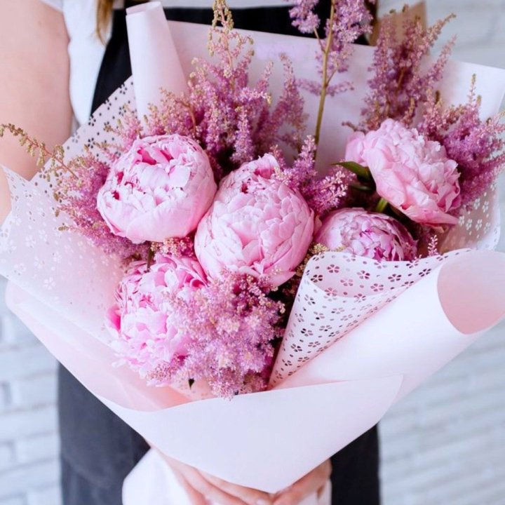 Букет пионов "Мелиса" в Ростове-на-Дону