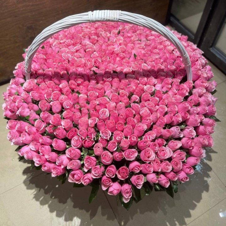 501 розовая роза в Ростове-на-Дону