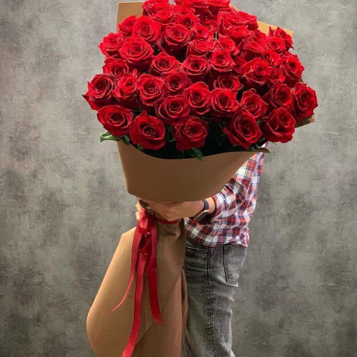 45 роз эквадор с доставкой в Ростове-на-Дону