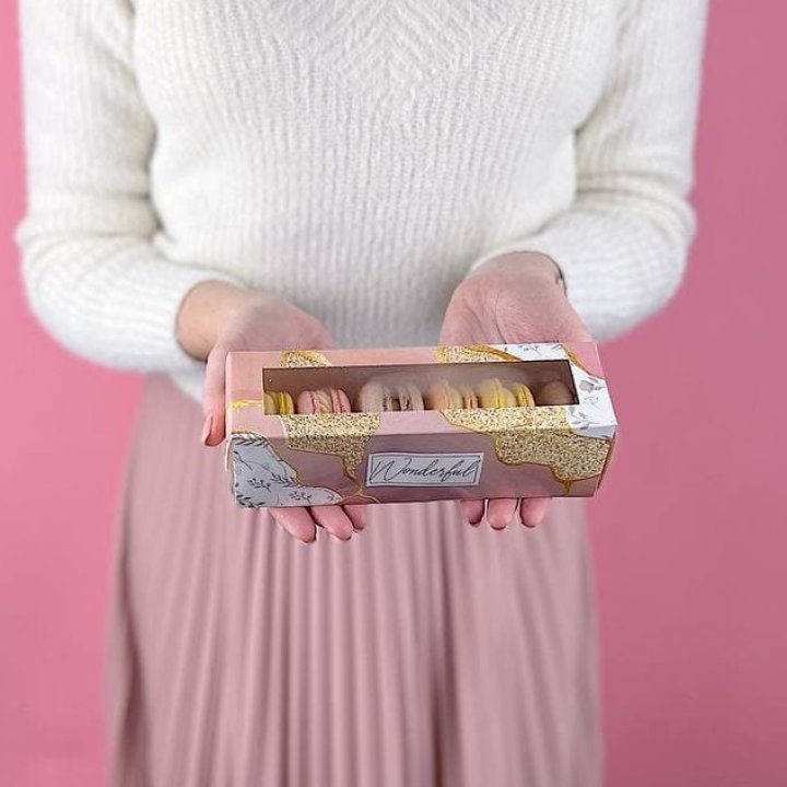 Коробка макаронс 5 шт. в Ростове-на-Дону