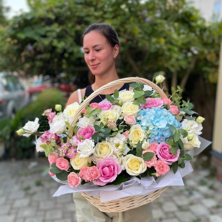 Цветочная корзина №2 в Ростове-на-Дону